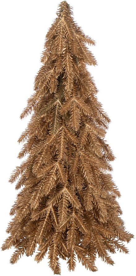 J-Line kerstboom - kunststof - goud - small