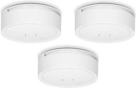 Alecto SA61 3x - Draadloze koppelbare Rookmelders - 10 jaar batterij en sensor
