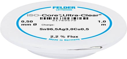 Felder LAttechnik ISOCore Ultra Clear SAC305 Soldeertin Spoe