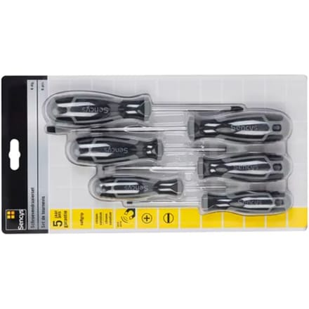 Sencys Schroevendraaierset Chroom Vanadium - 6 Stuks