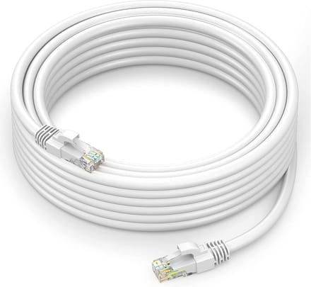 Internetkabel 20 Meter - CAT6 Ethernet Kabel - High Speed UTP Kabel - 1000 MB/s - Internet Kabel
