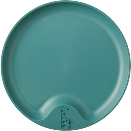 Mepal Mio Kinderbord - Magnetronbestendig - Met greep - Kinderservies - Deep turquoise
