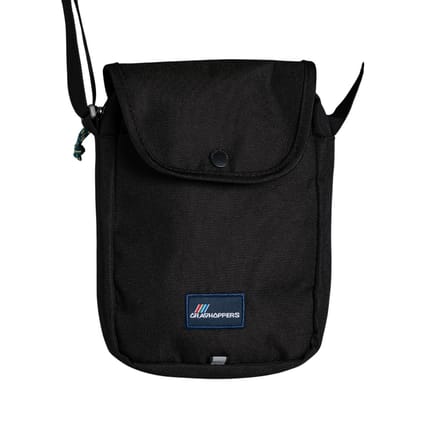Craghoppers Kiwi Logo Schoudertas (Zwart)