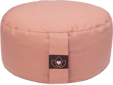 Meditatiekussen eco nude rond - Lotus | Yoga kussen