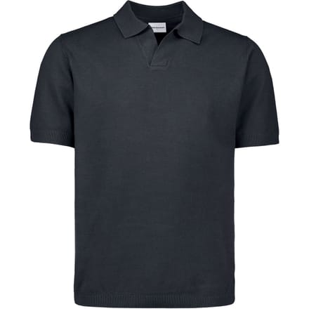 No Excess Pullover Short Sleeve V-polo Night Größe: S | Pullover Outlet | Herren | Schwarz