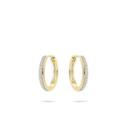 Gisser Jewels Goud Oorringen Goud VGKCD2/15