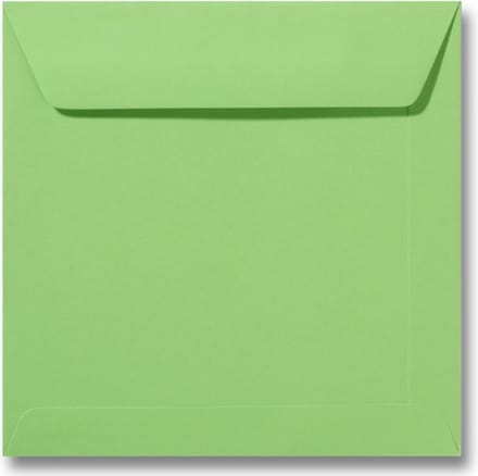 Envelop 19 x 19 Appelgroen, 100 stuks