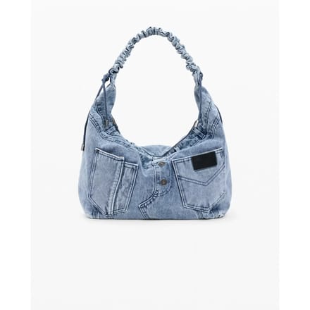 Desigual schoudertas Jackdenim Matsue Shoulder Bag Denim Medium Light Lichtblauw