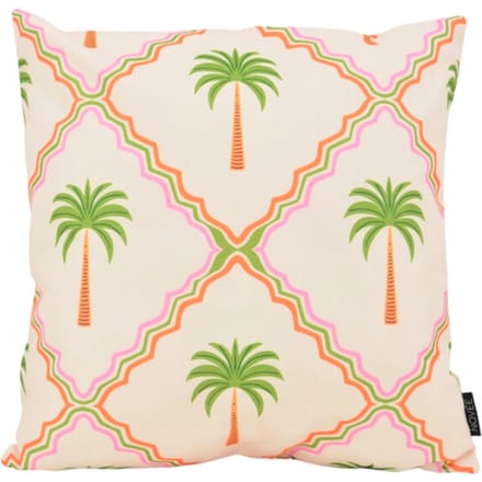 NOVÉE Sierkussen palm tile outdoor | 45x45 cm | katoen/polyester