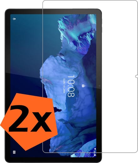 Screenprotector - 2 Stuks - Geschikt voor Lenovo Tab P11 Plus - Extra Sterk - Gehard Glas - Beschermglas - Tempered Glass - Screen Protector