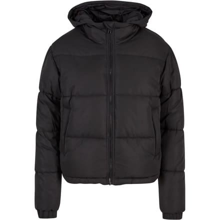 Urban Classics - Peached With Hood Gewatteerd jack - 5XL - Zwart