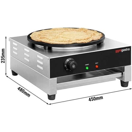 GGM Gastro Crêpes-Gerät - mit 1 Platte - Ø 400mm