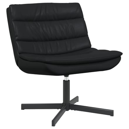 vidaXL - Draaistoel - Zwart - 63 - x - 75 - x - 76 - cm - Glanzend - PU