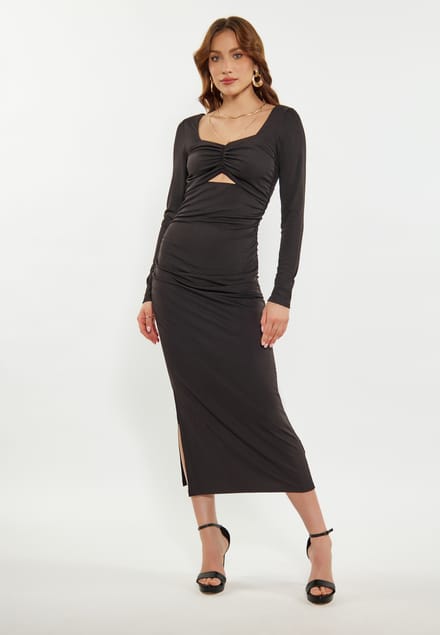 Faina Jurk Dames zwart