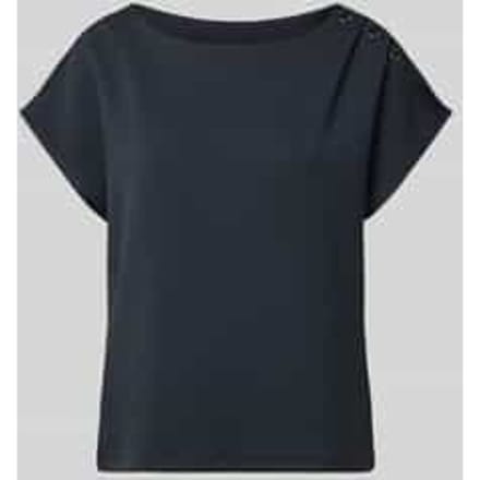 T-shirt met schouderknop voor dames COMMA