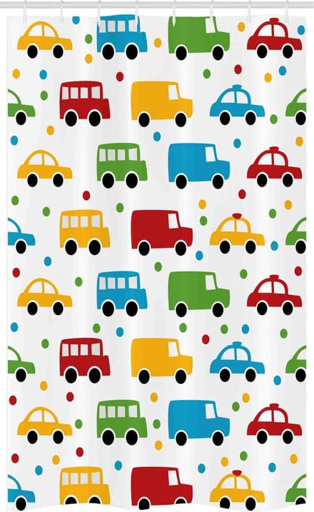 ABAKUHAUS douchegordijn – 120x180 – polyester multicolor