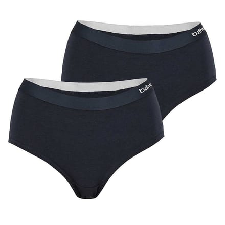 Bamboe hipster dames - Navy blauw - 2-Pak - M