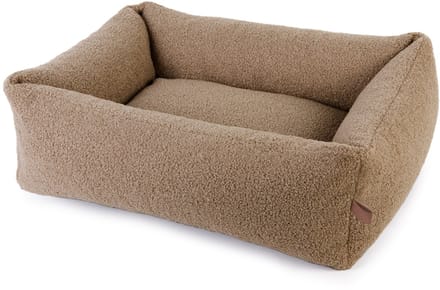 Hondenmand Boucle Snuggle Herfstbruin 65cm Small - Wasbare Hoes - 4 Maten - 6 Kleuren