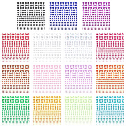 Dailygoody - Zelfklevende Strass-Stickers - Bling Knutseljuwelen
