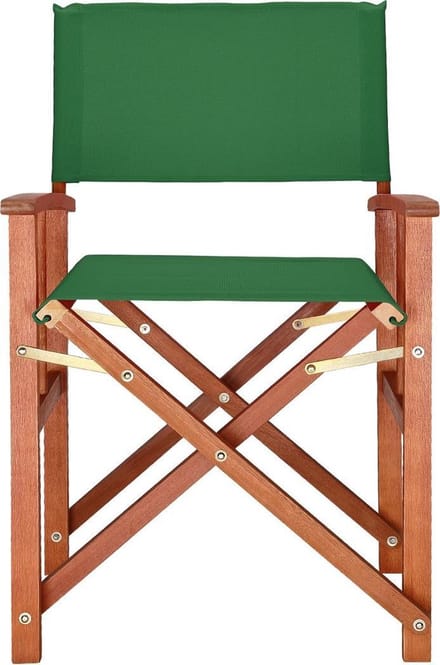 Casaria Tuinstoel Cannes - FSC®-Gecertificeerd Eucalyptushout – Groen