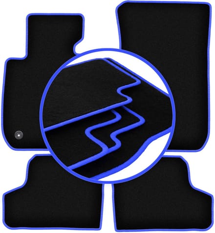 CARLUX-BLUE automatten voor: BMW 3 E93 cabriolet (2004-2011)