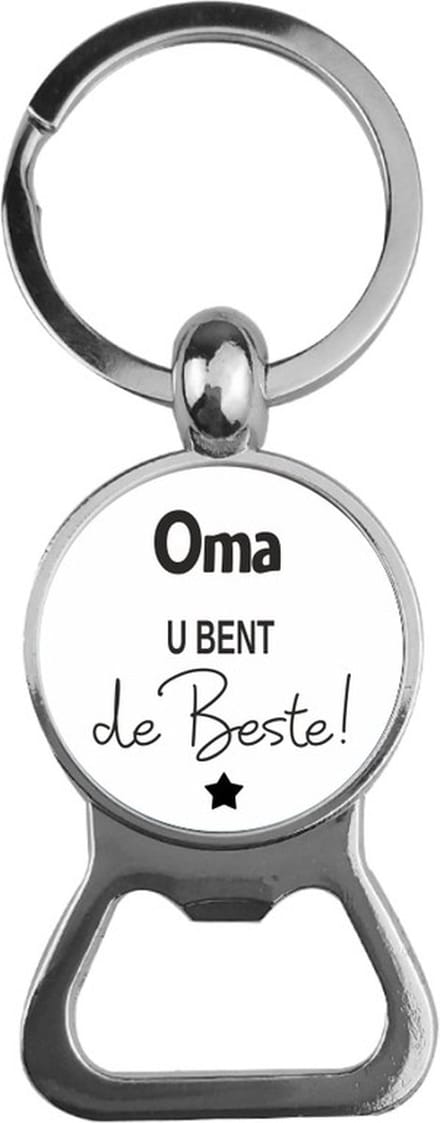 Bieropener Glas -  Oma U Bent De Beste