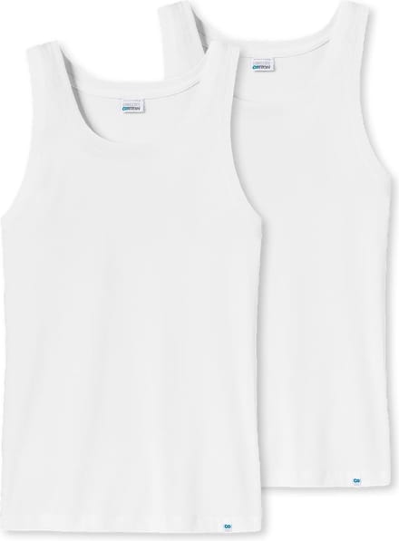 Schiesser Heren onderhemd 2 pack Long Life Cotton