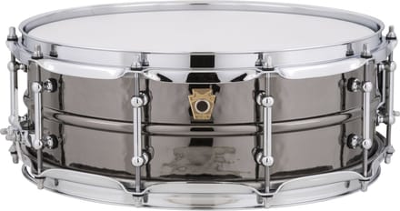 Ludwig Black Beauty Snare LB416KT, 14"x5", Hammered, Tube Lugs - Snaredrum