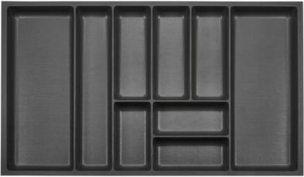 NBAP® Bestekbak 47 Diep - Lade Organizer - Besteklade - Zwart