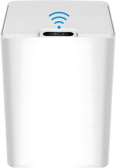 Afvalbak met Sensor - Prullenbak Touchless - Hygiënisch Afval - Waterdicht Ontwerp - 15 Liter - Wit