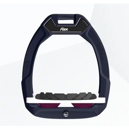 Veiligheidsstijgbeugels met helling Grip Groen/Wit/Pruim Flex-On Safe-On