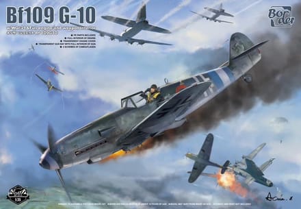 Border Model Modelbouwpakket Vliegtuigen - BF013 Messerschmitt Bf 109 G-10 - Propeller Vliegtuig Plastic - 1:35 - Modelbouw