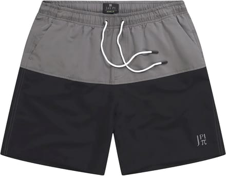 JAY-PI - Heren - Zwemshorts beachwear elastische tailleband - Zwart - Maat L