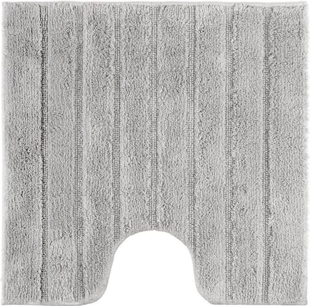 Casilin California WC-mat - 59 x 59 cm - Met uitsparing - Lichtgrijs