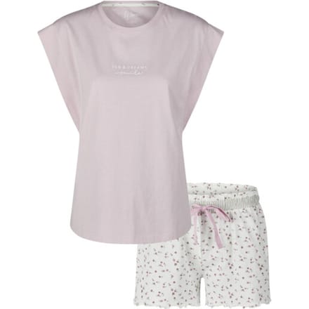 By Louise Dames Korte Pyjama Set Shortama Lila Sun&Dreams - Maat M
