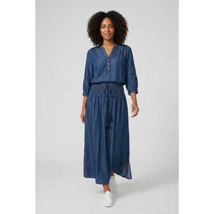 DIDI Dames Blouse Hope Denim dark blue maat 38