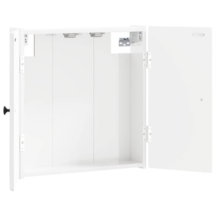 vidaXL - Dartbord - Kabinet - BREDA - Hoogglans - Wit - 52,5 - x - 10,5 - x - 53,5 - cm