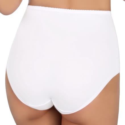 FUNNY DAY Dames Slip LAURA - Wit - Maat M - Hoge taille