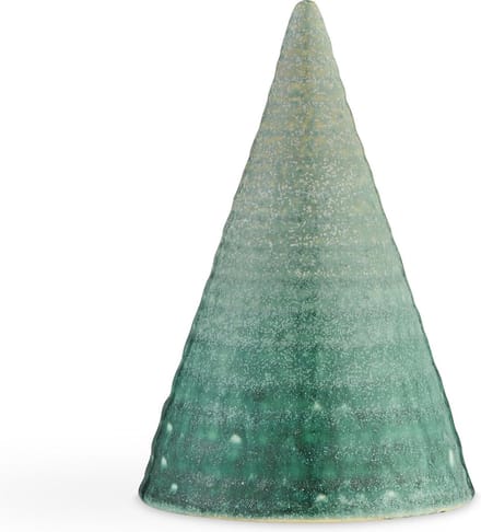 Kähler Design Glazed Cone - 15 cm - Groen