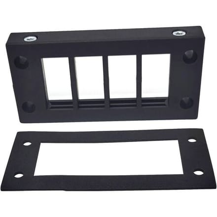 TRU COMPONENTS DVK 16/8 Kabelinvoeringsplaat Klem-Ø (max.) 16 mm Polyamide Zwart 1 stuk(s)