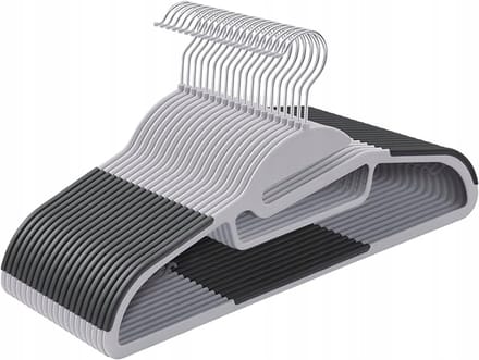 20x Antislip Kledinghangers voor Garderobe - Ruimtebesparend & Praktisch