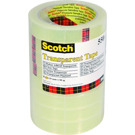 Scotch® Transparante Tape, Toren, 19 mm x 66 m, 8 Rollen/Pak