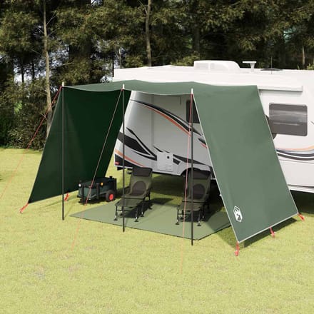 vidaXL - Waterdichte - Tarp - Groen - 302 - x - 240 - x - 240 - cm