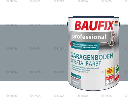 BAUFIX Professionele garagevloer verf zilvergrijs 5 Liter