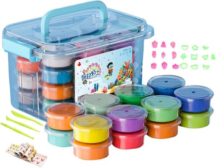 Boetseerklei Set - Klei voor kinderen - Creatief Spelen - 24 Levendige Kleuren - 500 Gram - Multicolor