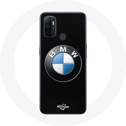 Coque - Maniacase - Oppo A53 - Logo BMW - Noir - Protection Rigide noir