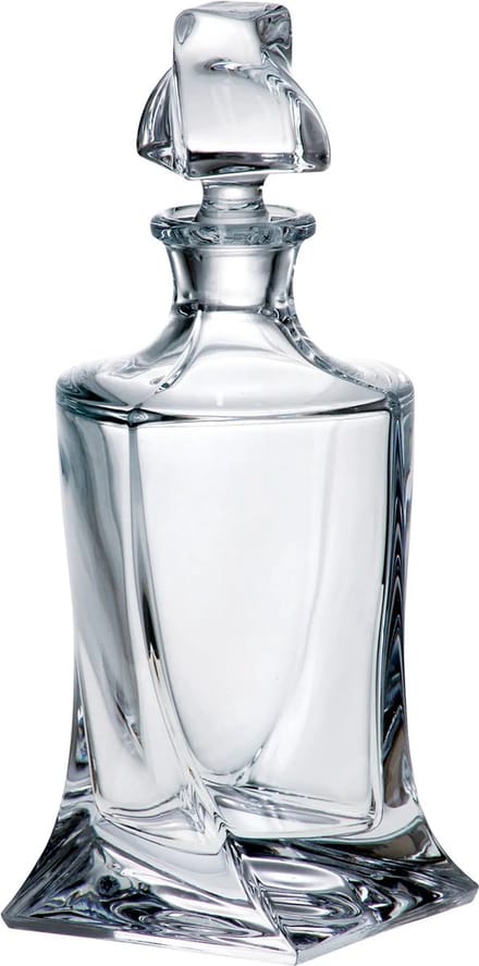 Moderne - Crystalite Bohemia Quadro whisky decanter - Bohemia KRISTAL - karaf 850ml