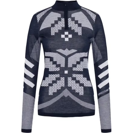 Kari Traa Faith HZ, thermoshirt, dame, donkerblauw