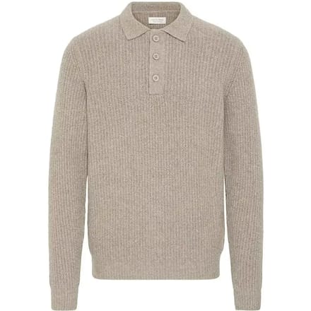 Gebreide pullover met polokraag, model 'Lilith'
