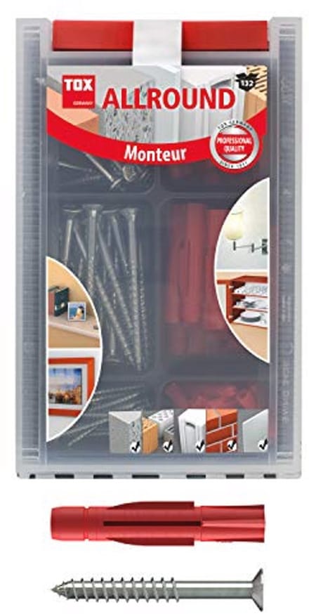 Assortiment Mechanic Allround 132-delige set met multifunctionele pluggen en schroeven